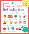 LISTEN AND LEARN. FIRST ENGLISH WORDS