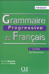 GRAMMAIRE PROGRESSIVE DU FRANAIS AVANCE + CD - 2 EDITION