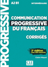 COMMUNICATION PROGRESSIVE DE FRANAIS INTERMDIAIRE - CORRIGS