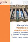 MANUAL PARA LA VALORACION DE EMPRESAS, PARTES DE EMPRESAS Y UNIDADES DE NEGOCIO