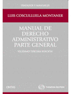 MANUAL DE DERECHO ADMINISTRATIVO. PARTE GENERAL