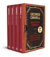 BIBLIOTECA ESENCIAL GEORGE ORWELL (1984  REBELIN EN LA GRANJA  HOMENAJE A CAT