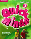 QUICK MINDS LEVEL 3 PUPIL'S BOOK WITH ONLINE INTERACTIVE ACTIVITIES